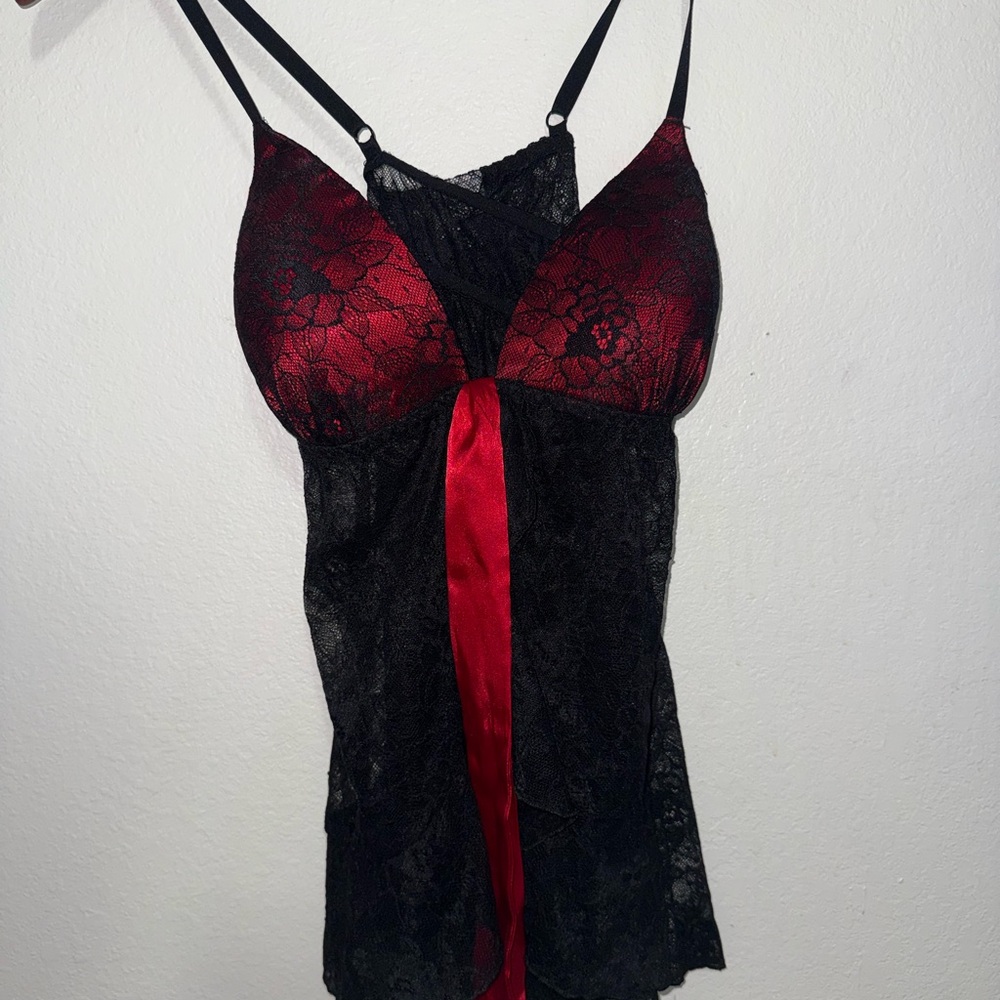 Size L Apt 9 Lace Red and Black Lingerie